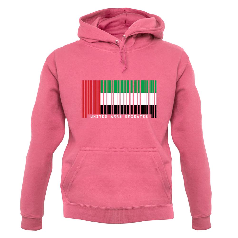 United Arab Emirates Barcode Style Flag unisex hoodie