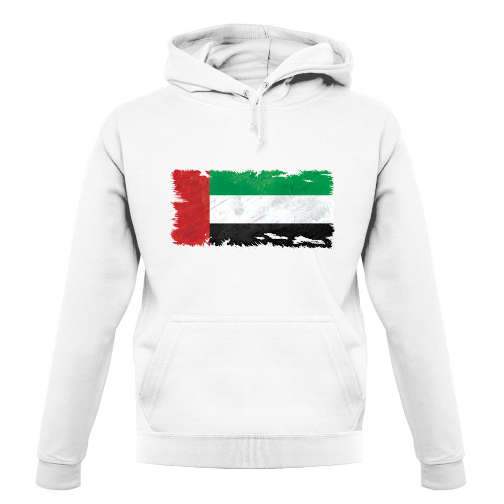 United Arab Emirates Grunge Style Flag unisex hoodie