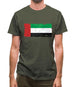 United Arab Emirates Grunge Style Flag Mens T-Shirt