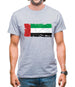 United Arab Emirates Grunge Style Flag Mens T-Shirt