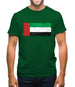 United Arab Emirates Grunge Style Flag Mens T-Shirt