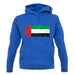 United Arab Emirates Grunge Style Flag unisex hoodie