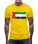 United Arab Emirates Grunge Style Flag Mens T-Shirt