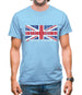 United Kingdom Barcode Style Flag Mens T-Shirt