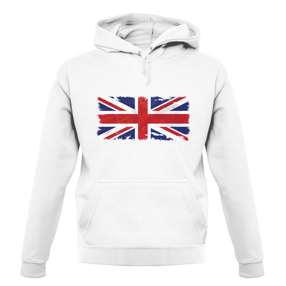 United Kingdom Grunge Style Flag unisex hoodie