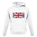 United Kingdom Grunge Style Flag unisex hoodie