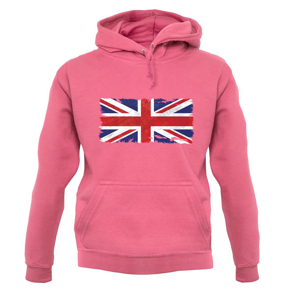 United Kingdom Grunge Style Flag unisex hoodie