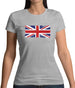 United Kingdom Grunge Style Flag Womens T-Shirt