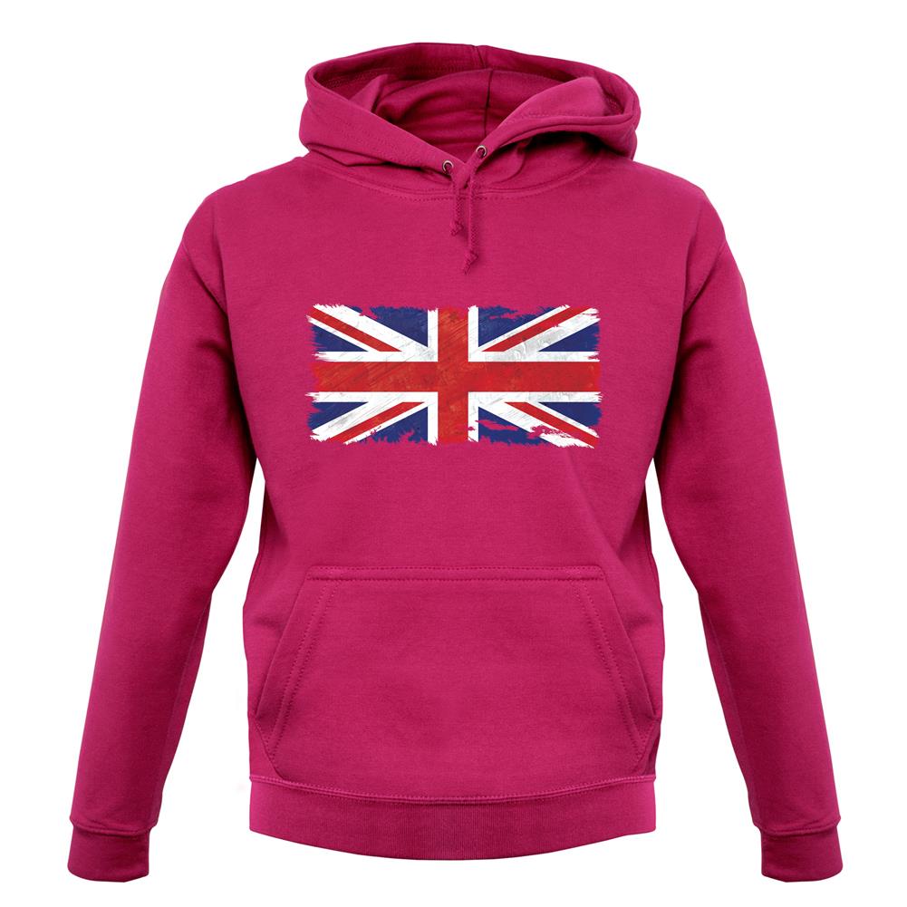 United Kingdom Grunge Style Flag unisex hoodie