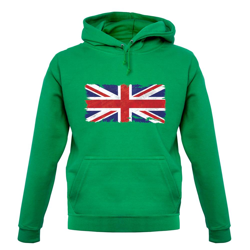United Kingdom Grunge Style Flag unisex hoodie
