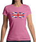 United Kingdom Grunge Style Flag Womens T-Shirt