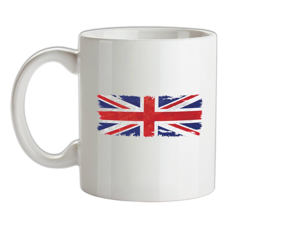 United Kingdom Grunge Style Flag Ceramic Mug