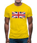 United Kingdom Grunge Style Flag Mens T-Shirt