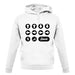 Up Up Down Down unisex hoodie