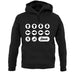 Up Up Down Down unisex hoodie