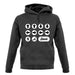 Up Up Down Down unisex hoodie