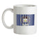 Utah Barcode Style Flag Ceramic Mug