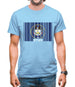 Utah Barcode Style Flag Mens T-Shirt