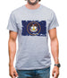Utah Grunge Style Flag Mens T-Shirt