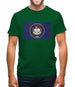 Utah Grunge Style Flag Mens T-Shirt