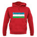 Uzbekistan Grunge Style Flag unisex hoodie