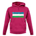 Uzbekistan Grunge Style Flag unisex hoodie