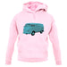 Split Screen Campervan Colour unisex hoodie