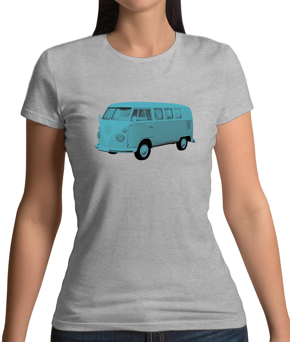 Split Screen Campervan Colour Womens T-Shirt