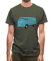 Split Screen Campervan Colour Mens T-Shirt