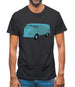 Split Screen Campervan Colour Mens T-Shirt