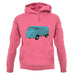 Split Screen Campervan Colour unisex hoodie