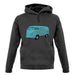 Split Screen Campervan Colour unisex hoodie