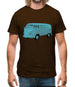 Split Screen Campervan Colour Mens T-Shirt