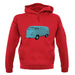 Split Screen Campervan Colour unisex hoodie