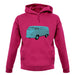 Split Screen Campervan Colour unisex hoodie