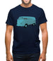 Split Screen Campervan Colour Mens T-Shirt