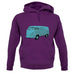 Split Screen Campervan Colour unisex hoodie