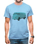 Split Screen Campervan Colour Mens T-Shirt