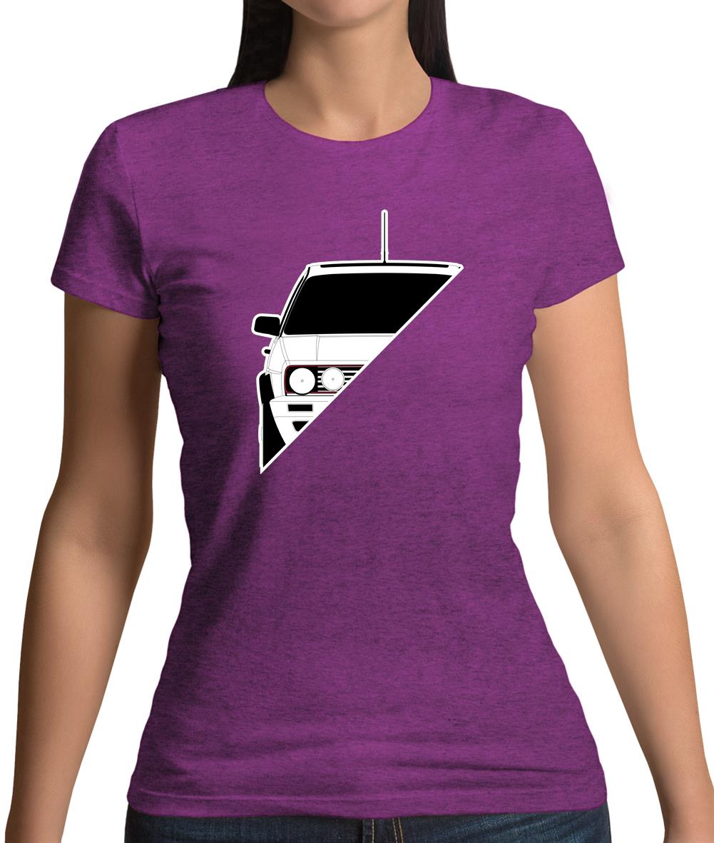 Golf Gti Mk2 Split Womens T-Shirt