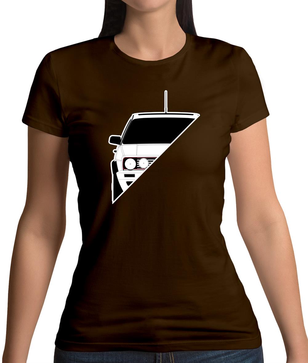 Golf Gti Mk2 Split Womens T-Shirt