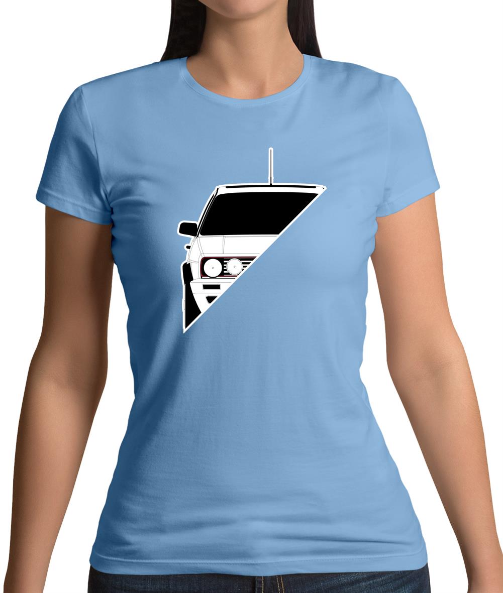 Golf Gti Mk2 Split Womens T-Shirt