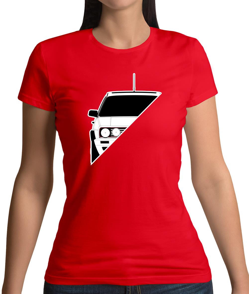 Golf Gti Mk2 Split Womens T-Shirt