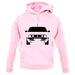 Golf Mk2 Front unisex hoodie