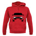 Golf Mk2 Front unisex hoodie