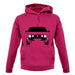 Golf Mk2 Front unisex hoodie