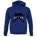 Golf Mk2 Front unisex hoodie