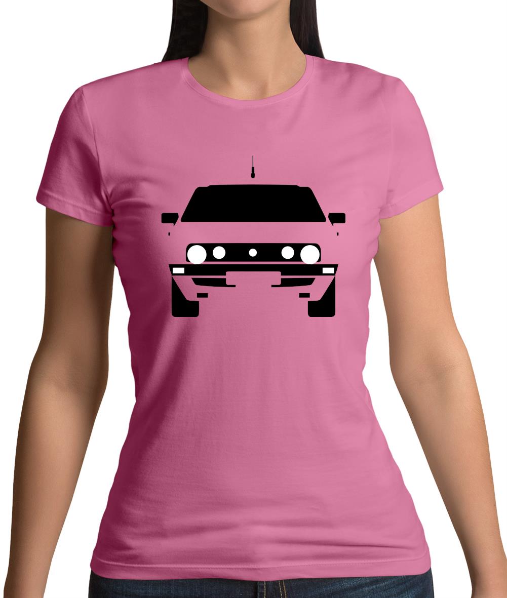 Golf Mk2 Front Womens T-Shirt