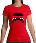 Golf Mk2 Front Womens T-Shirt