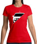 Golf Mk2 Split Womens T-Shirt