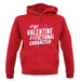 Valentine Fictional Character unisex hoodie